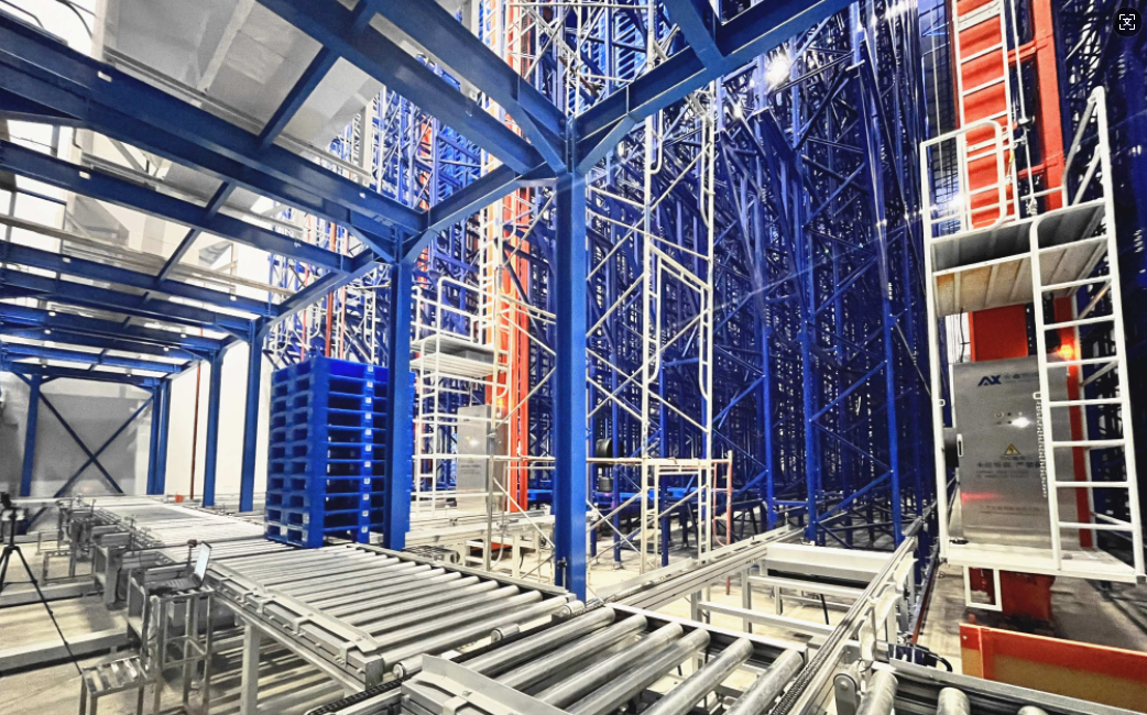 -25℃ Stacker Crane Stereoscopic Warehouse for Seafood in Jakarta, Indonesia