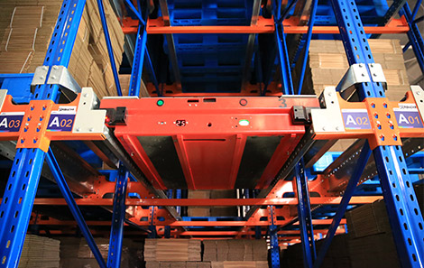 Aice freezing warehousing in Surabaya, Indonesia-Shuttle racking system